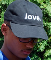 love period baseball cap navy