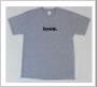 t-shirt gray with black