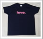 t-shirt navy with pink