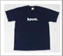 t-shirt navy with white